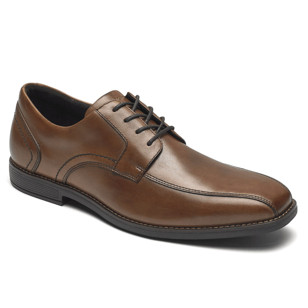 Rockport Singapore Mens Oxfords - Slayter Bike Toe Brown - WZ6512973